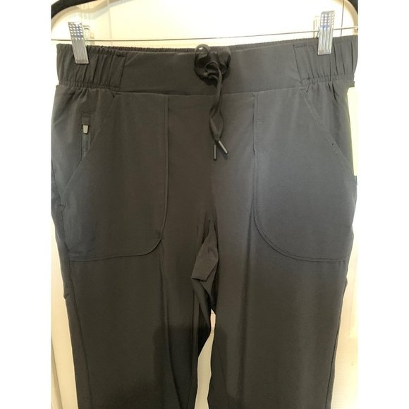All In Motion Womens Black Long Tie Waist Joggers Size Small - Picture 2 of 7